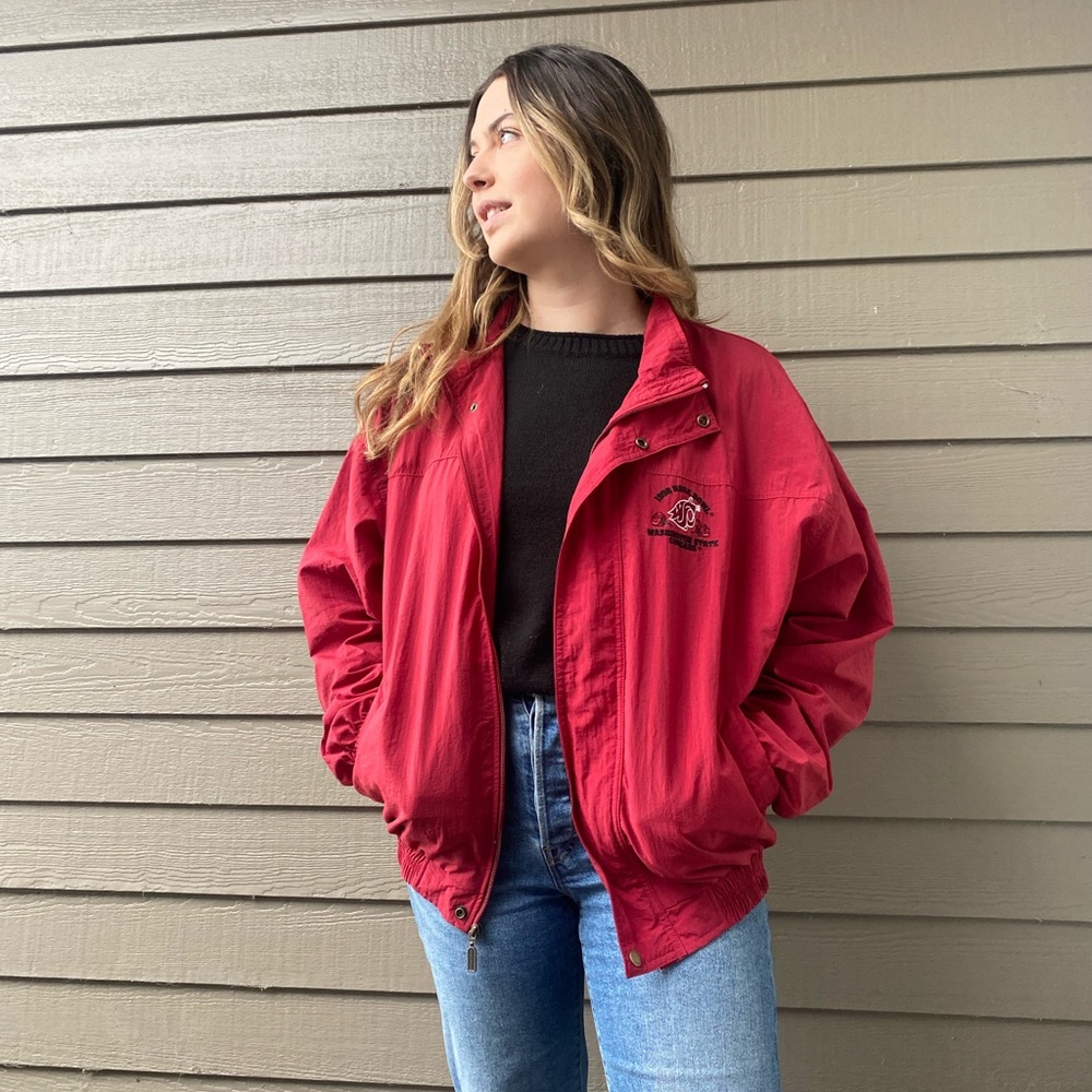 ANTIGUA 1998 WSU Rose Bowl Crimson Jacket